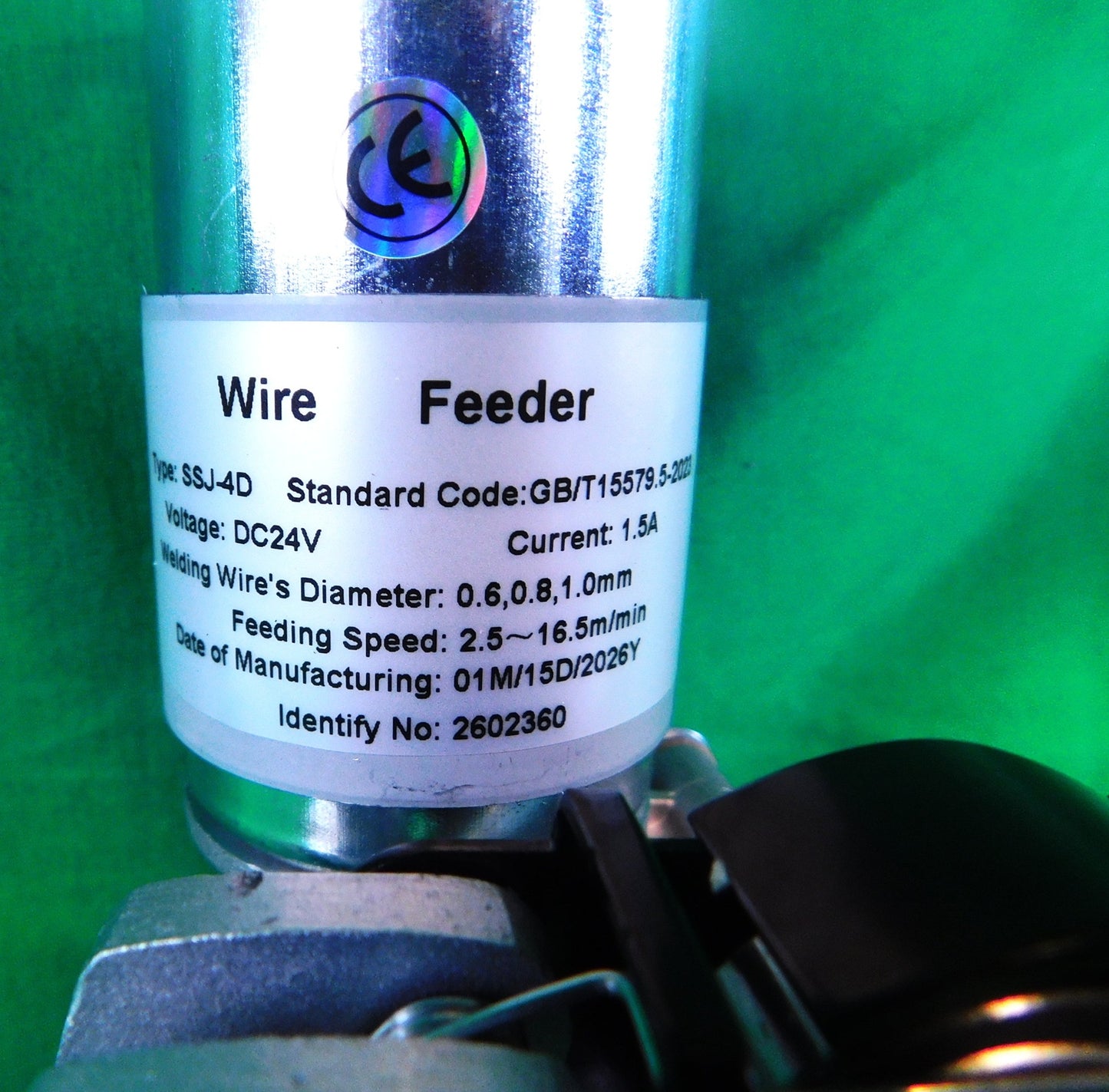 24VDC Wire Feeder Vertical Motor SSJ-4D