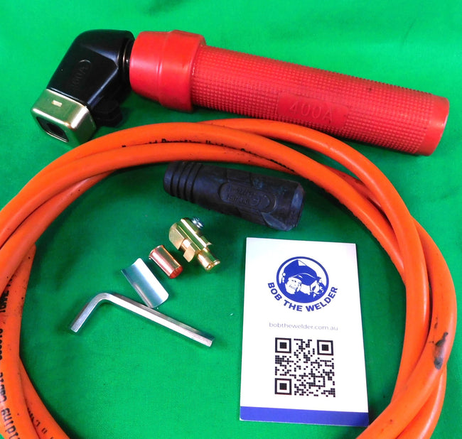 150A x 4.0mtr DIY Electrode Holder lead kit Twist-lock 10/25 Dinse