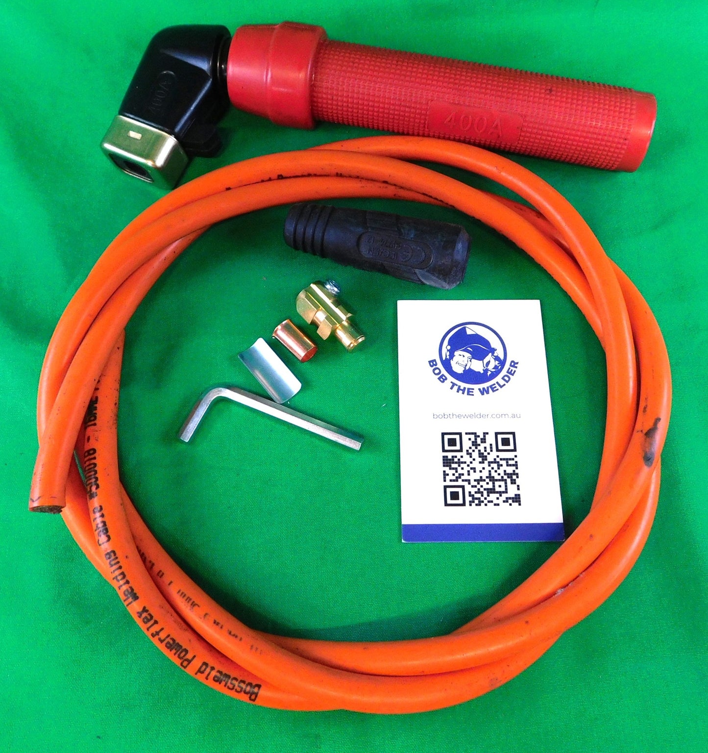 150A x 4.0mtr DIY Electrode Holder lead kit Twist-lock 10/25 Dinse