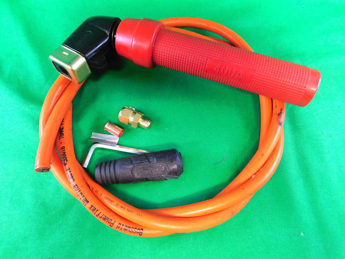150A x 4.0mtr DIY Electrode Holder lead kit Twist-lock 10/25 Dinse