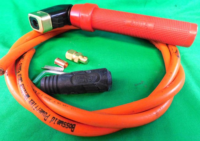150A x 4.0mtr DIY Electrode Holder lead kit Twist-lock 10/25 Dinse