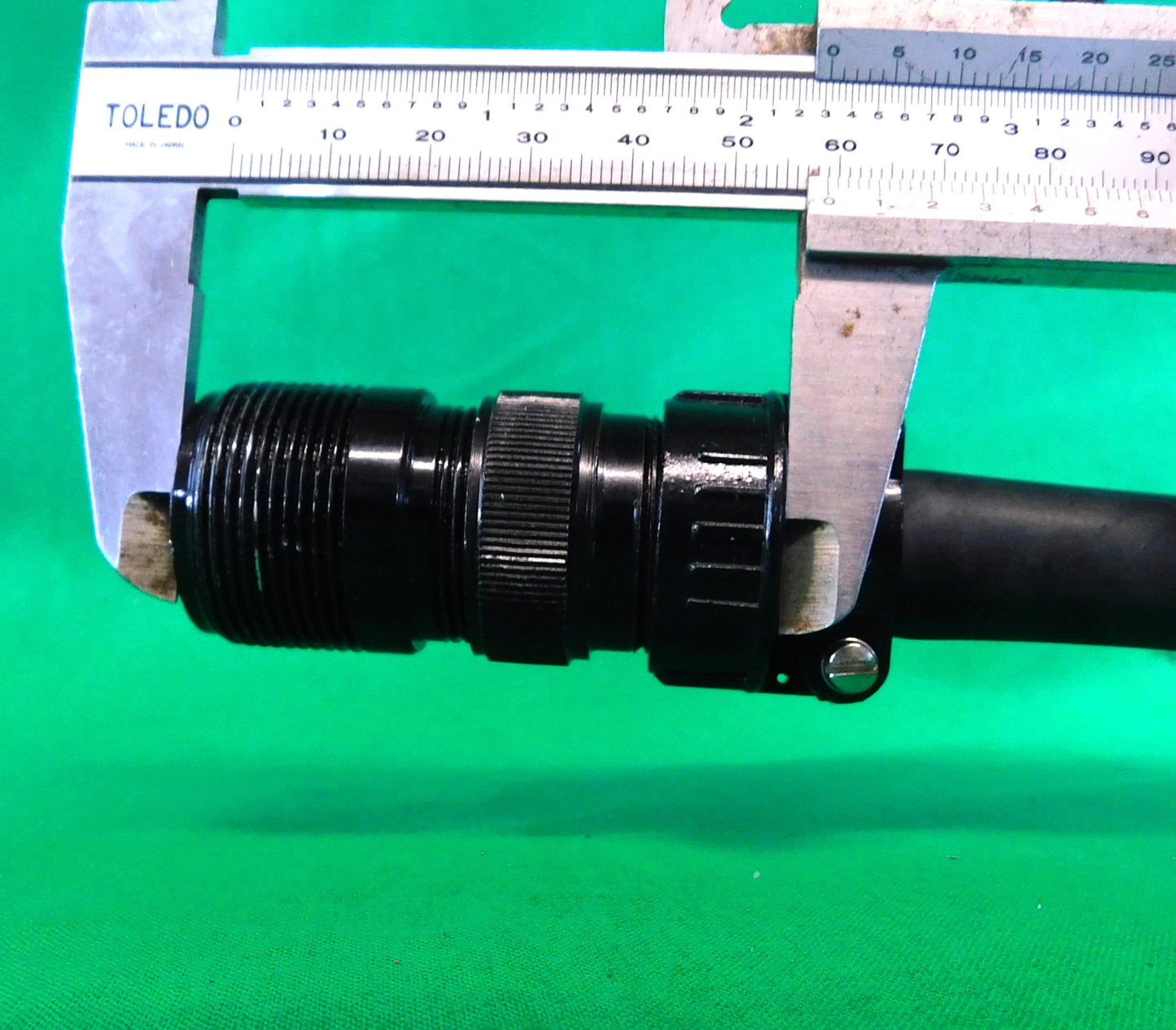 14 Pin Amphenol Straight Plug Female Threaded Shaft