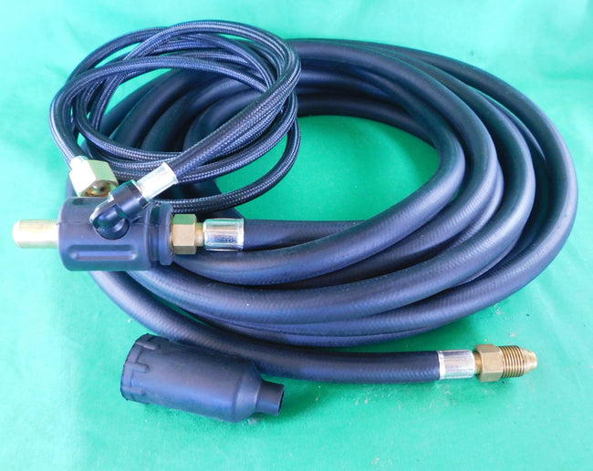 TIG Power Cable 8.0m WP26 & 13mm Male Dinse Adapter