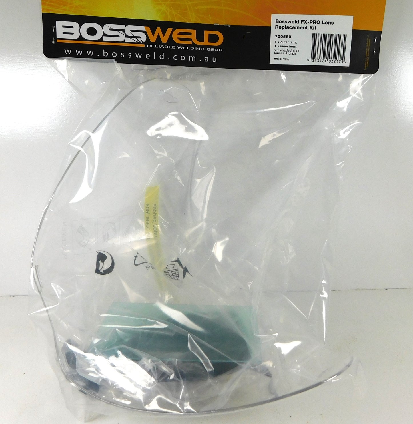 Bossweld FX-PRO Lens Replacement Kit 700580