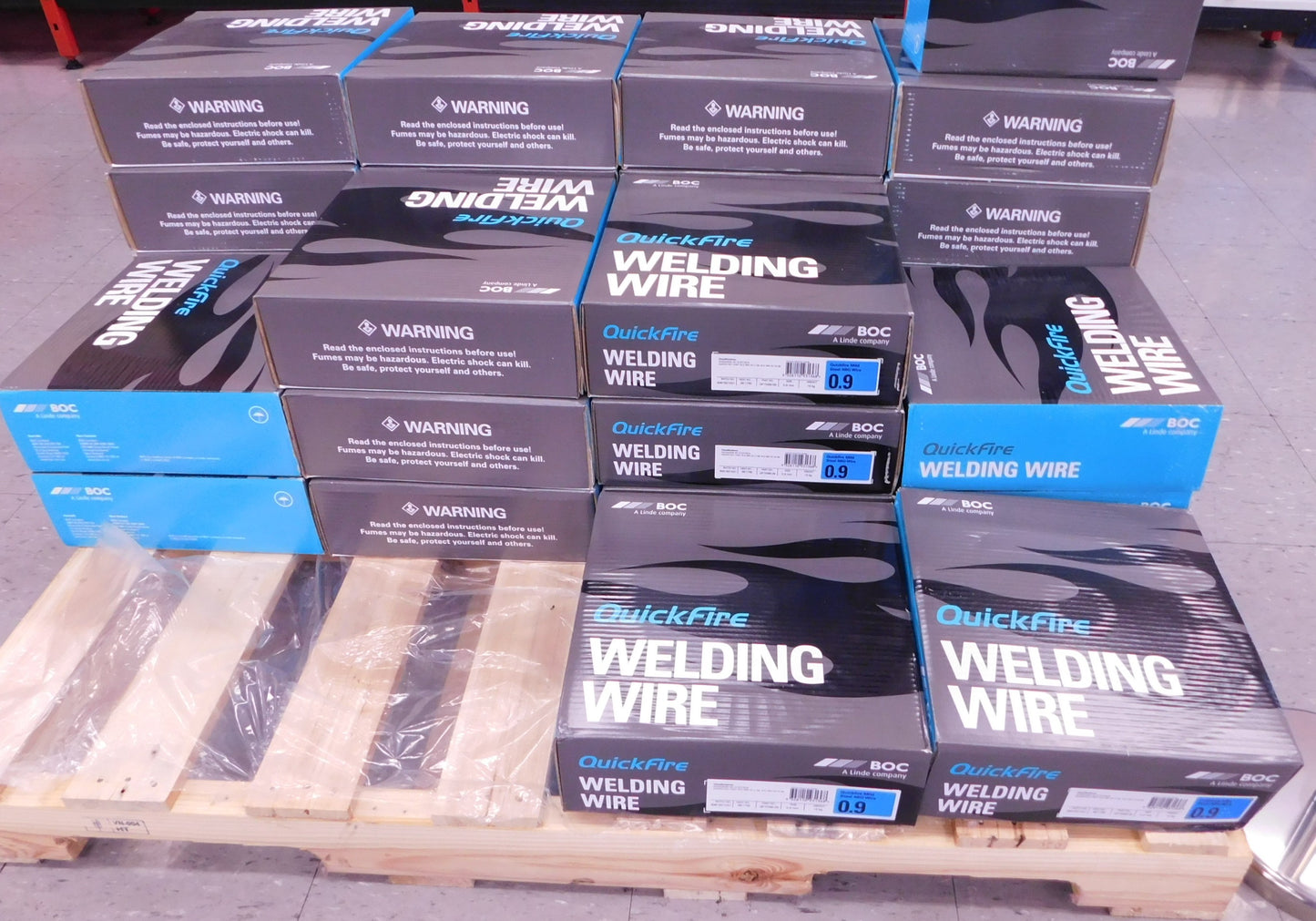 0.9mm/15.0Kg BOC Quickfire Mild Steel MIG Wire (Copper coated) - 15kg