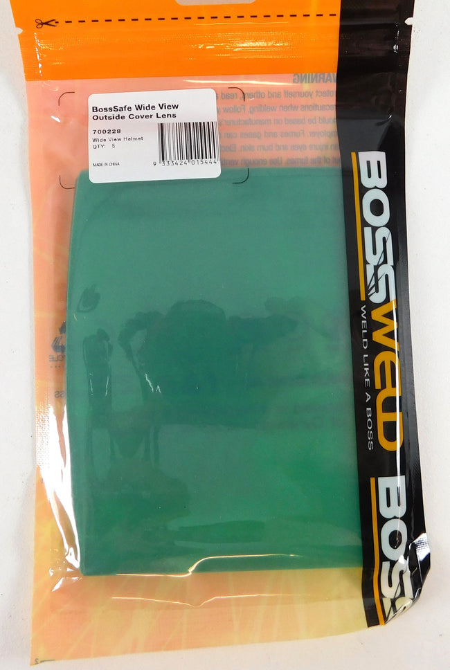 120x100mm Wide View OUTER Welding Helmet Lens 700228 5 Pcs.