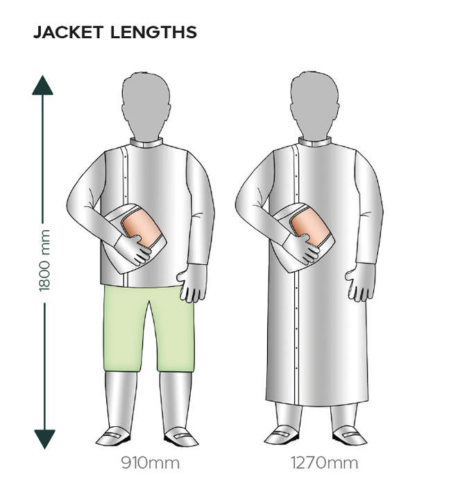 Foundry Jacket CX407-1270mm Unlined Side Closure Action Back FCX407JA127L Large MTO