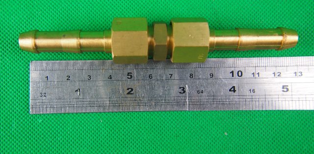 Gas Hose Joiner RH 10mm Hose Tails