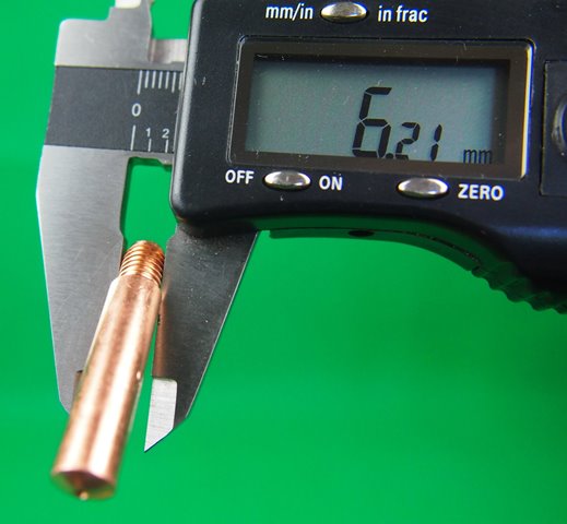 MIG Contact Tips 0.9mm x 38.0L 14H35 H/Duty T4 50Pcs