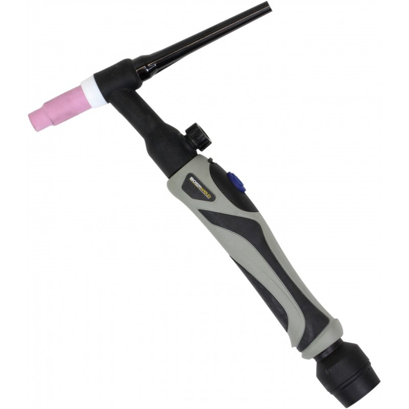 Jojofuny 18F TIG Welding Torch Head – 350A Water-Cooled, Flexible Body, Angle Adjustable, 1/4-28UNF – Replacement For 18F Series