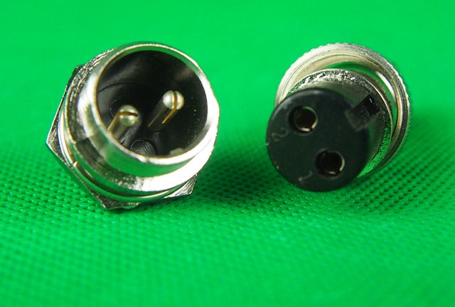 Plug 2 Pin Male & Female Plug & Socket.
