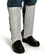 Shin Guard - Chrome Leather with Plastic Inserts CLG15P