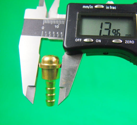 Gas Hose Fittings Hose Tail Nipple 5mm 400203 1Pcs
