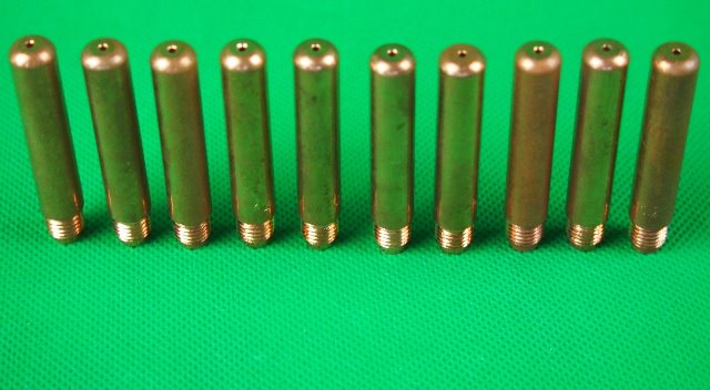 MIG Contact Tips Tweco style 1.4mm x 51.0L x M8  15H52 (Qty 10)
