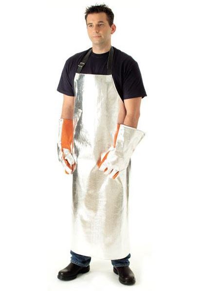 Apron Aluminised Aramid Unlined 1220mm X 910mm FAR530A129