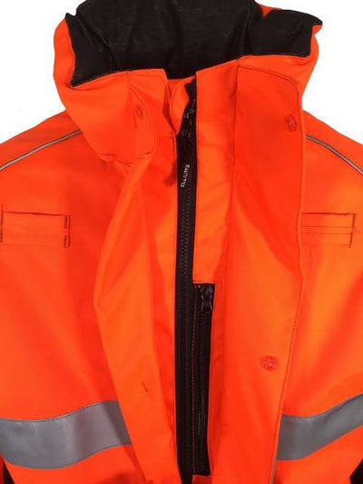 Zetel ArcSafe Z59 Jacket Orange/Navy With Ref Trim LRG
