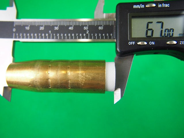 MIG Gun Gas Nozzles BND 200/300 13mm Nozzle 4392 2 Pcs
