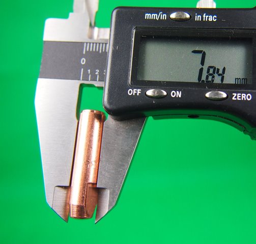 1.6mm Bernard Style MIG Tips #7491 25Pcs