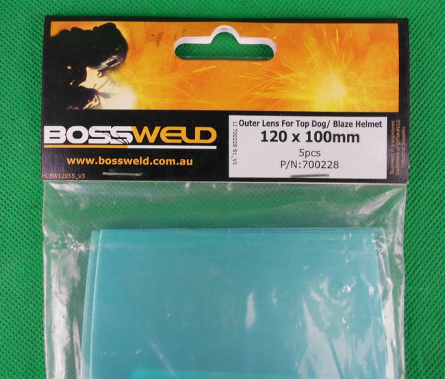 Bossweld Blaze & Top Dog lens Kit 700228 & 700235 7Pcs