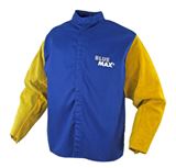 BLUE MAX FR Cotton + leather sleeves Large