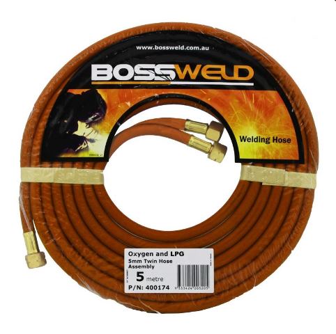 Gas Welding Hose 5.0mtr LPG-OXY TWIN with fittings 400177