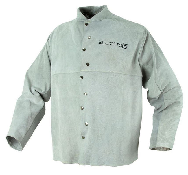 Blue Max Chrome Leather Welders Jacket CW128 Large 