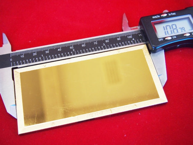 51x108mm #10 GOLD Welding Helmet Lens 700031 1 Pcs