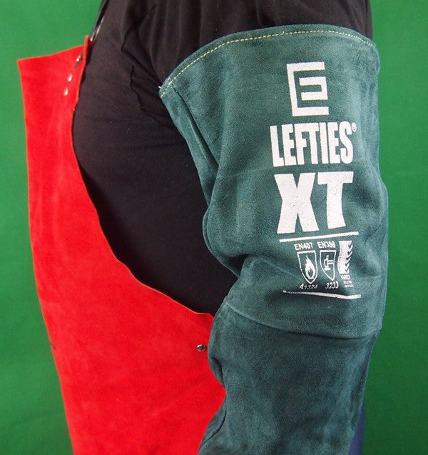 XT Left-Handed-Welding-Gloves-GREEN-Long