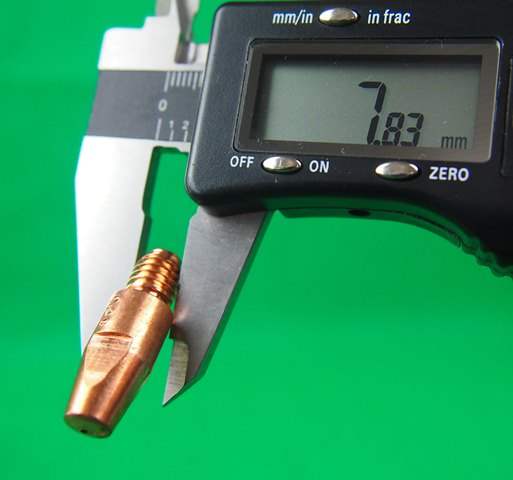 1.4mm M8 Binzel Style MIG Tip 50Pcs (140.0533)