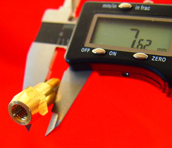 MB36 MIG Tip Holders Binzel Style MB36 M8 Short 92.03.36.M6S (M8 x M6) 10Pcs