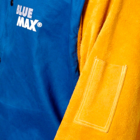 BLUE MAX FR Cotton + leather sleeves XL