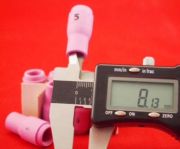 #5 TIG Gas Cups WP-9.20.24.25 13N09 Alumina Ceramic Cups-Nozzles 10Pc