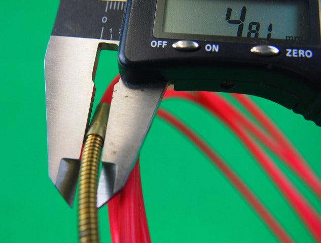 0.9-1.2mm x 5.0mtr RED Teflon OTC style DR3312-5