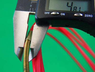 0.9-1.2mm x 5.0mtr RED Teflon OTC style DR3312-5