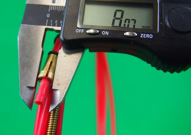 0.9-1.2mm x 5.0mtr RED Teflon OTC style DR3312-5