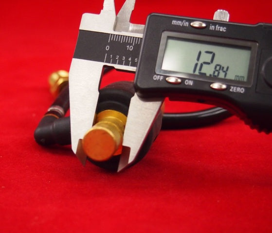 TIG Torch Adaptor 35-50 13.0mm Pin 7/8" LH Female