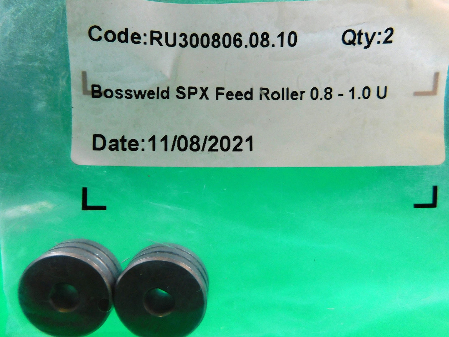 MIG Spoolgun Drive Rollers SPX 0.8/0.9mm U Groove RU300806.0.8-0.9U