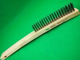 Wire Brush Stainless Steel Wood handle 4 Row 500081