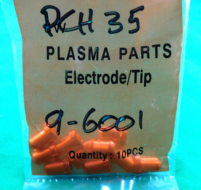 PCH 35 TIPS 35A 9-6001 (Qty 10) Plasma Cutter Spares