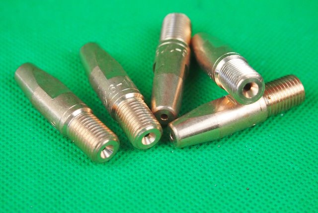 MIG Contact Tips Trafimet Maxi 1.6  M9  10.0 Dia 38mm Long 7Pcs MD0250-86