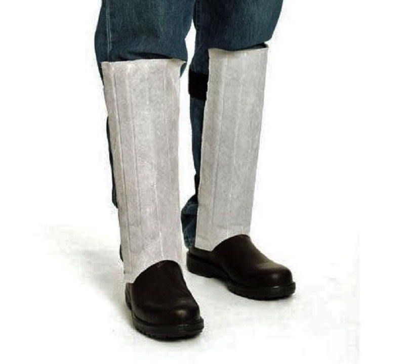 Shin Guard - Chrome Leather with Plastic Inserts CLG15P